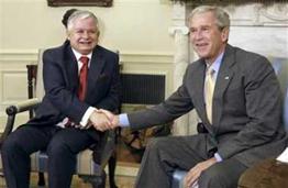 Tổng thống Bush và Tổng thống Ba Lan tại Nhà trắng