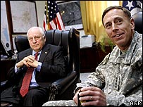 Gen Petraeus and Dick Cheney